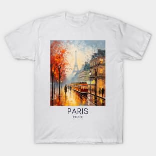 An Impressionist Painting of Paris - France T-Shirt